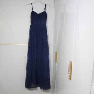 Windsor Dress Women's XS Navy Blue Prom/Wedding Formal Maxi Adjustable Strap